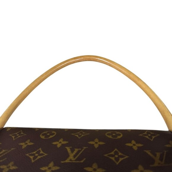 LOUIS VUITTON Authentic Brown Monogram Canvas Shoulder Bag - Picture 10 of 10